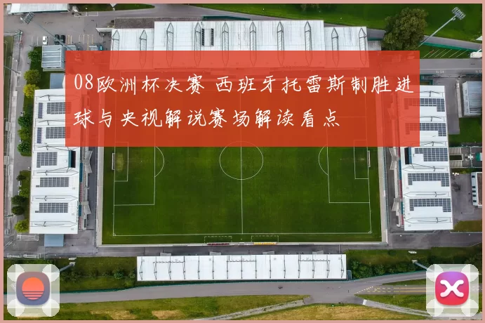 08欧洲杯决赛 西班牙托雷斯制胜进球与央视解说赛场解读看点